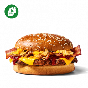 Plant-based Cheesy Nachos Burger