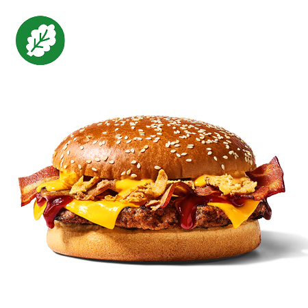 Plant-based Cheesy Nachos Burger