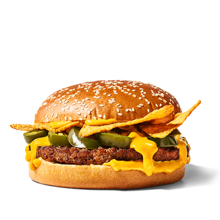 Cheesy Nachos Burger