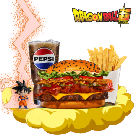 Saiyan Whopper Menu + Hračka